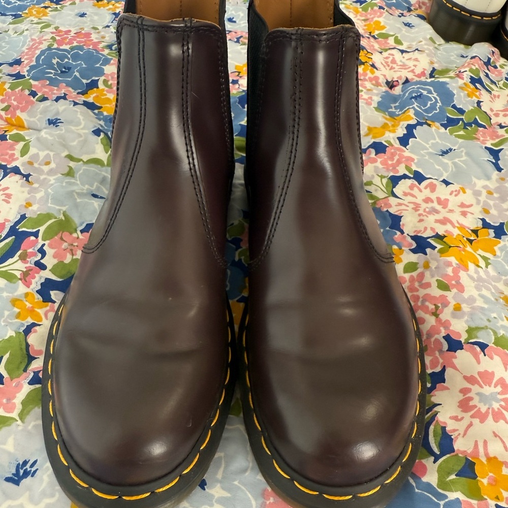 Dr. Martens Black and Tan Chelsea Boots